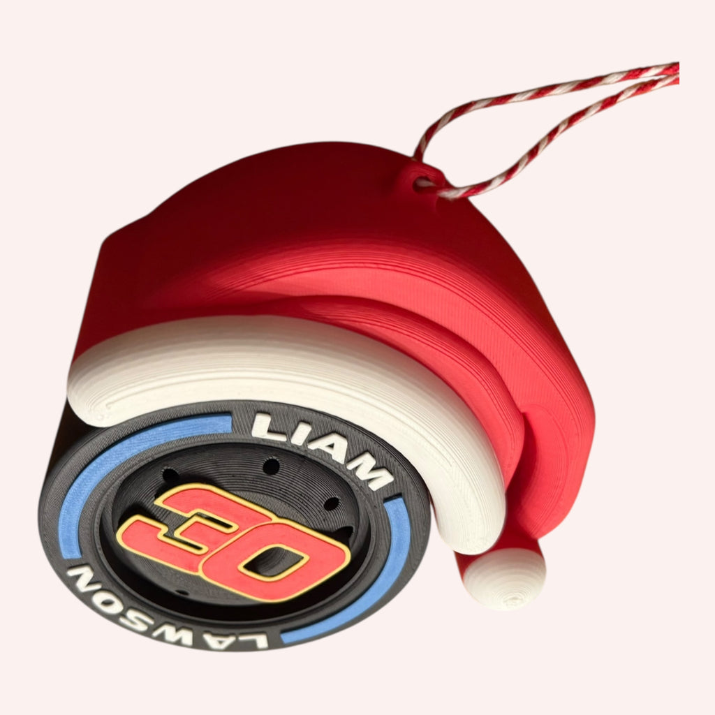 Liam Lawson F1 Christmas Ornament
