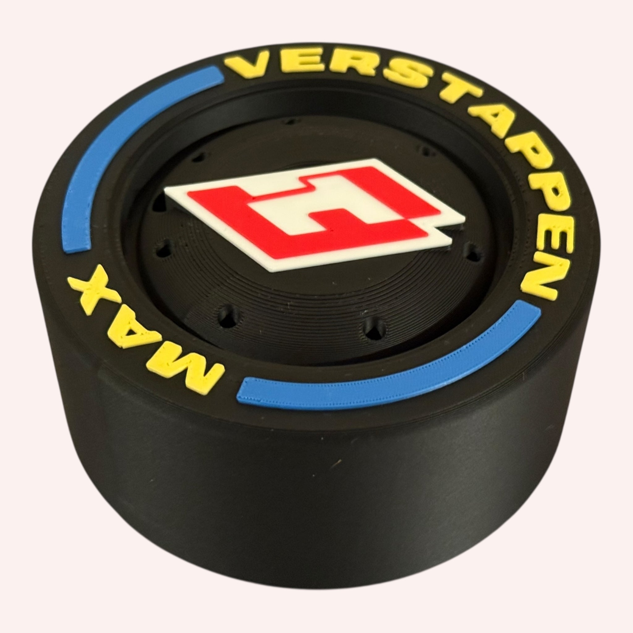 Max Verstappen Racing Tire Display – Dual Number 3/1 Hybrid Design