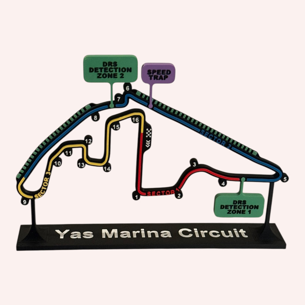 Yas Marina Circuit Track Display - Abu Dhabi GP