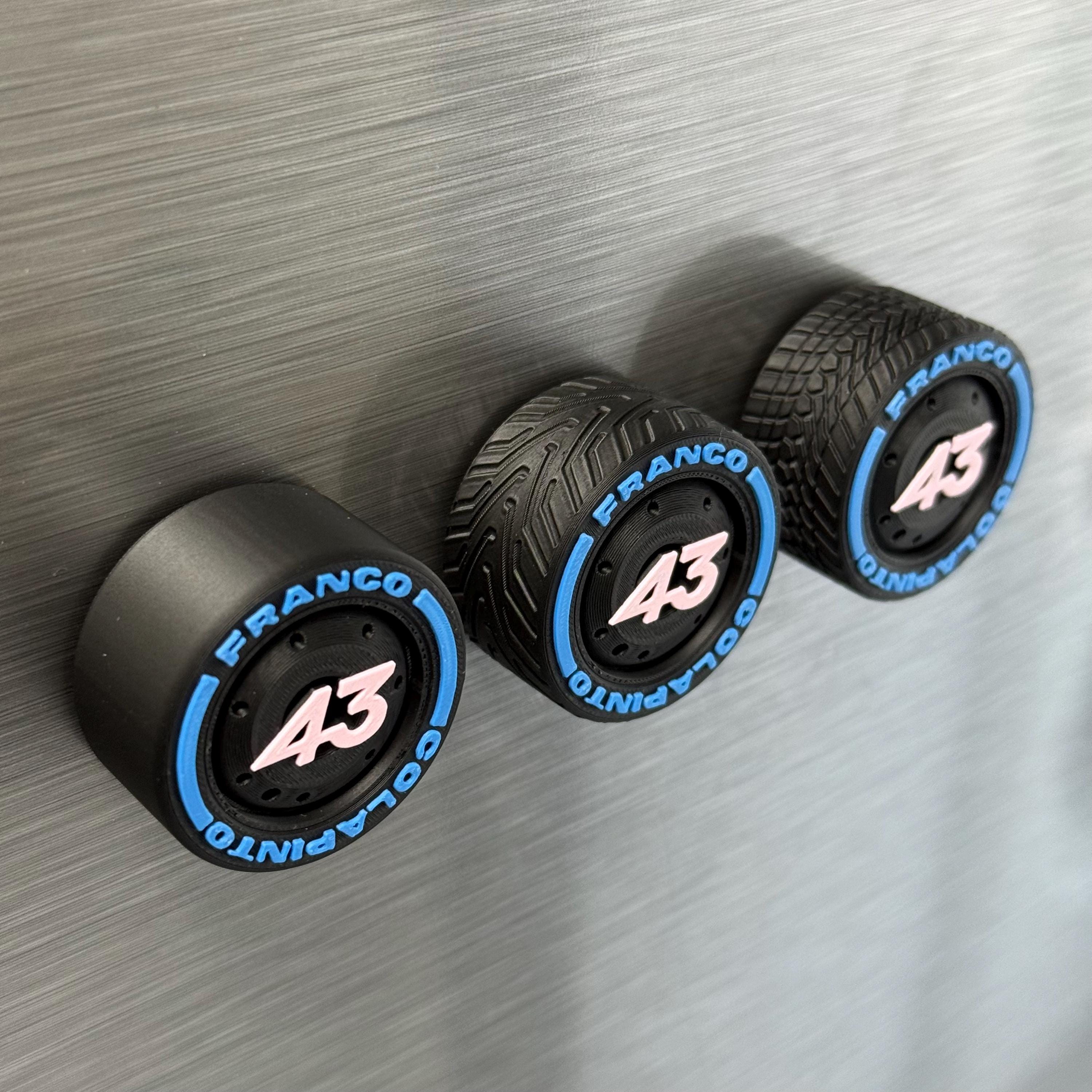 French F1 Team driver magnets