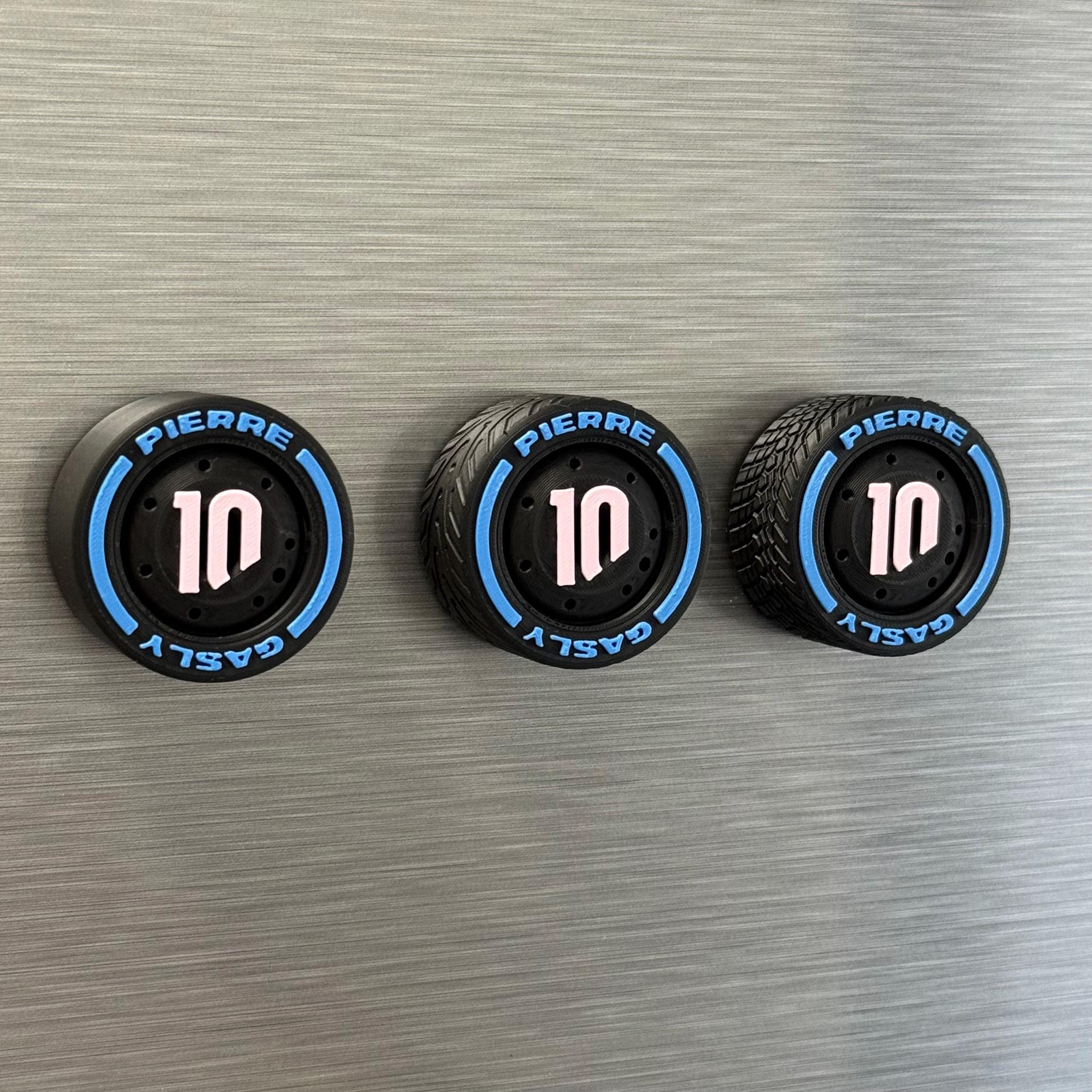 French F1 Team driver magnets